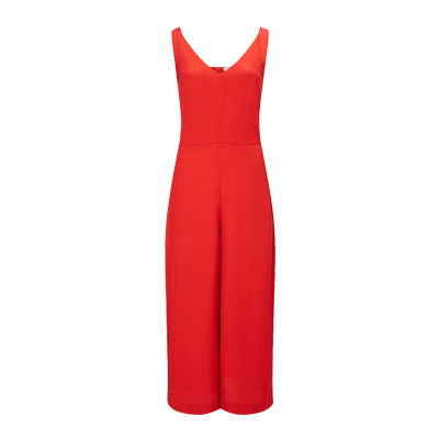Relaxed Red Jumpsuit - 160